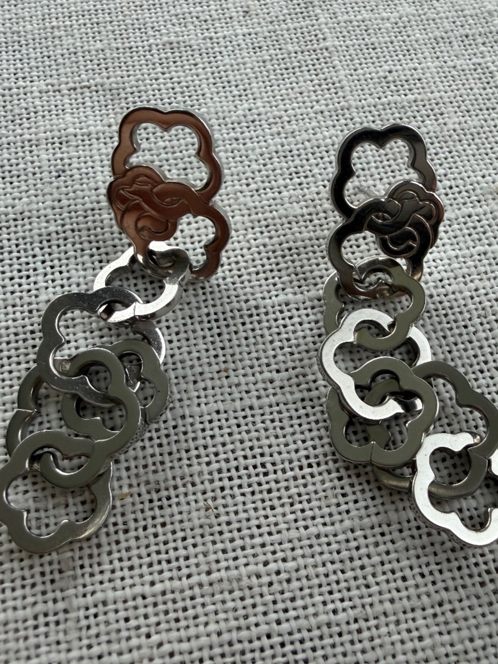 Swatch Silver Metal Earrings